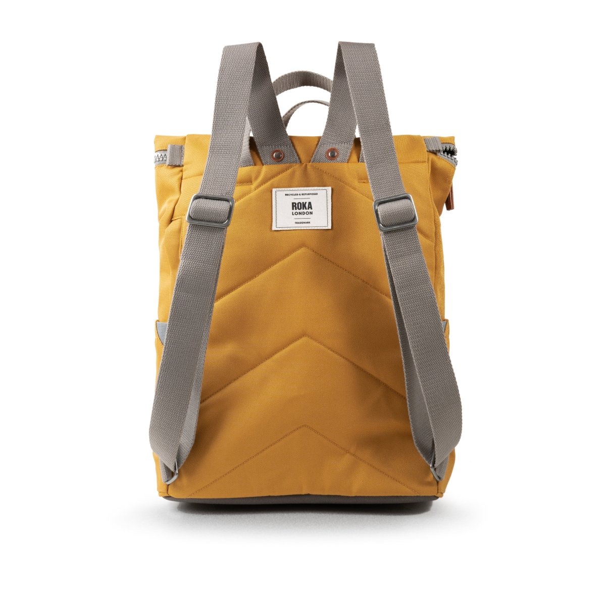 Finchley Backpack Small Recycled Canvas - Flax - RUTHERFORD & Co