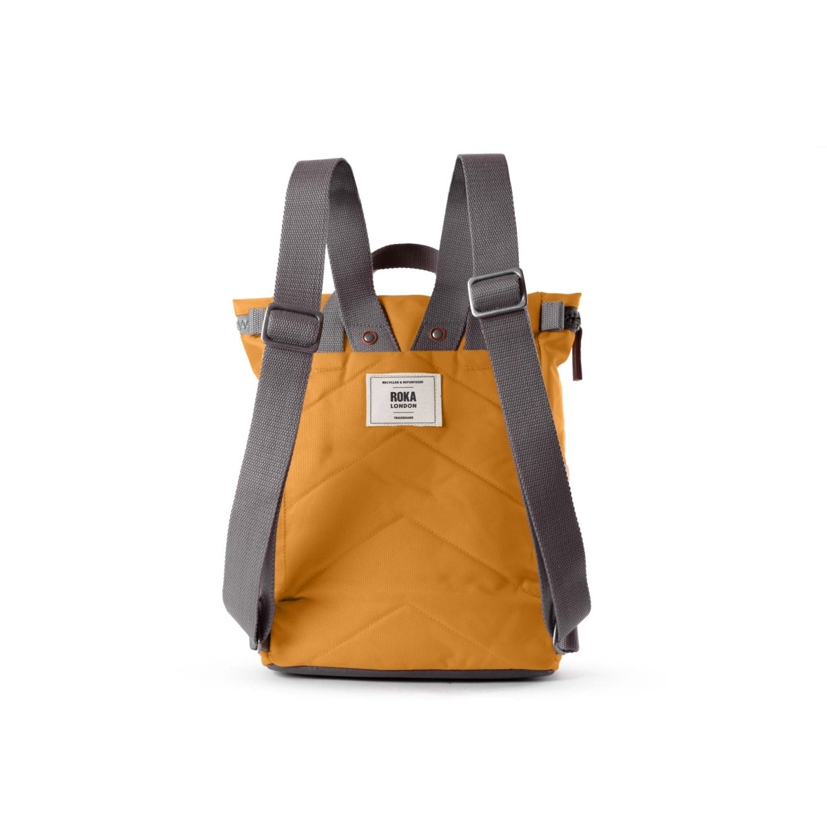 Finchley Backpack Small Recycled Canvas - Flax - RUTHERFORD & Co