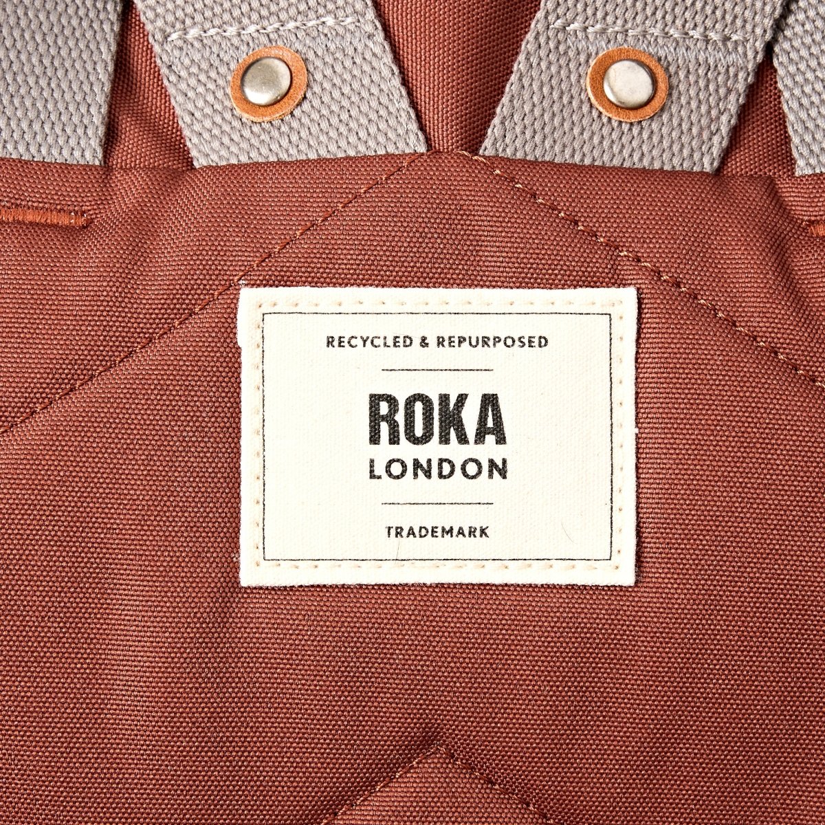 Finchley Backpack Small Recycled Canvas - Henna - RUTHERFORD & Co