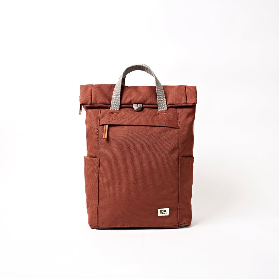 Finchley Backpack Small Recycled Canvas - Henna - RUTHERFORD & Co