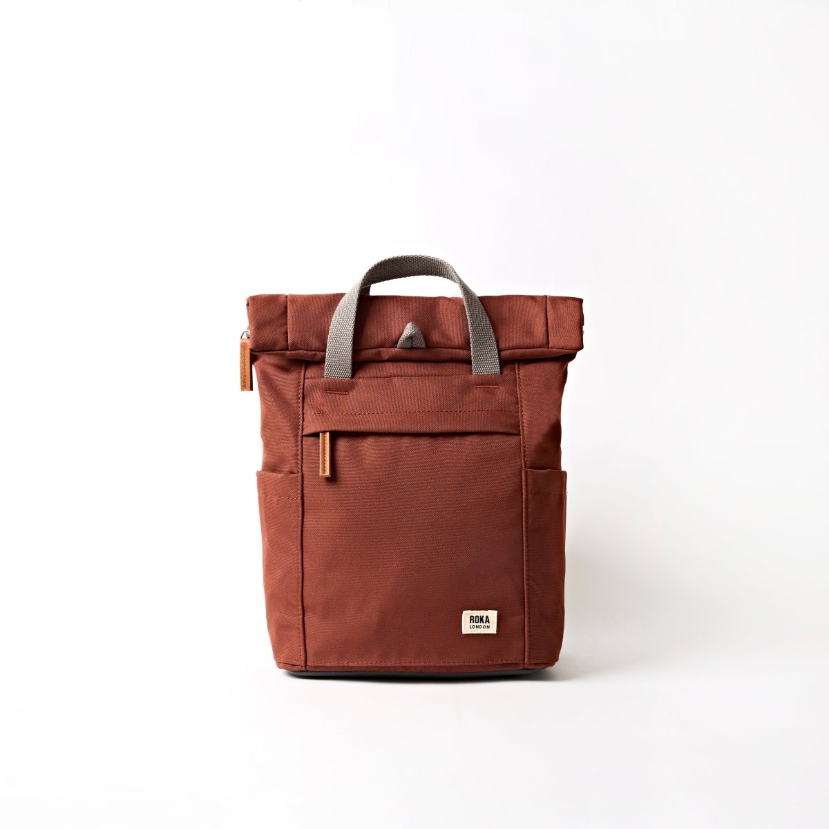Finchley Backpack Small Recycled Canvas - Henna - RUTHERFORD & Co