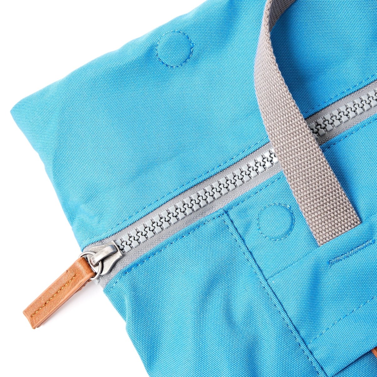 Finchley Backpack Small Recycled Canvas - Malibu Blue - RUTHERFORD & Co