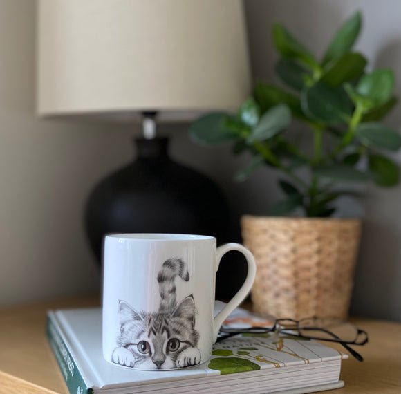 Fine Bone China Mug - Chester Cat - RUTHERFORD & Co
