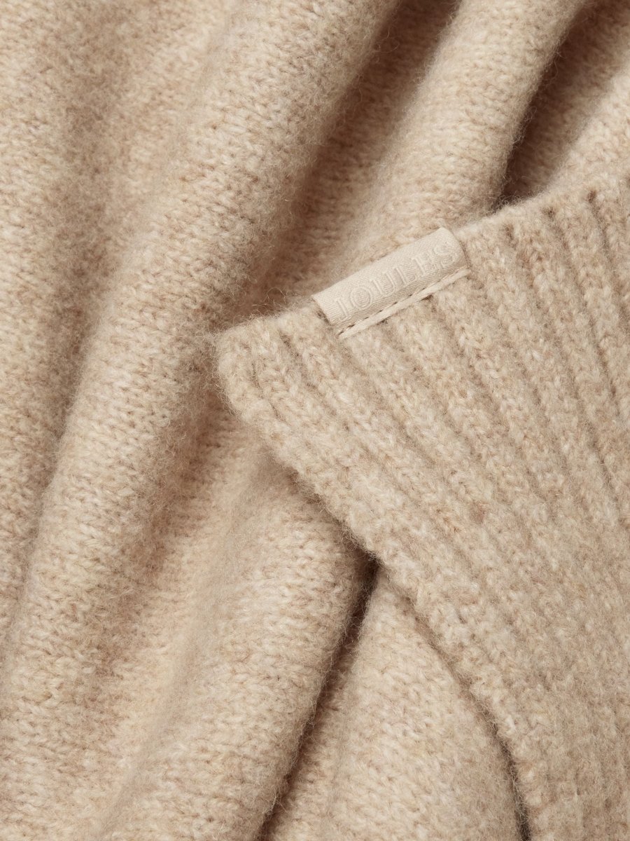 Fine Knit Oatmeal Scarf - RUTHERFORD & Co
