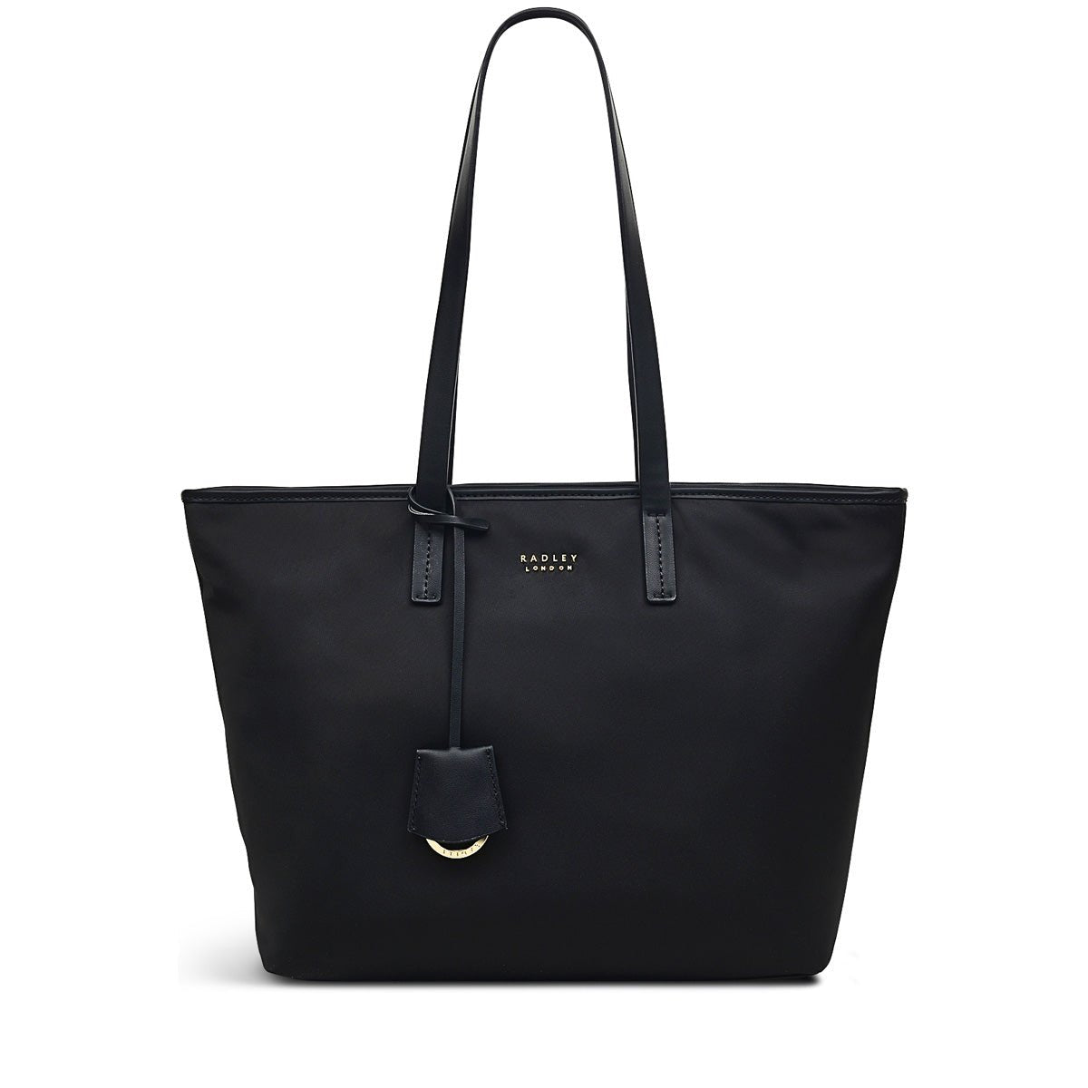 Finsbury Park Black Medium Ziptop Shoulder - RUTHERFORD & Co