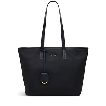 Finsbury Park Black Medium Ziptop Shoulder - RUTHERFORD & Co
