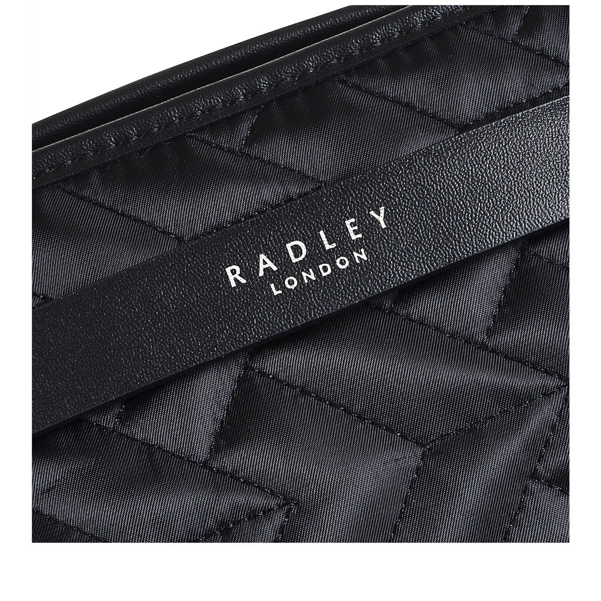Finsbury Park - Quilted Black Large Ziptop Shoulder - RUTHERFORD & Co