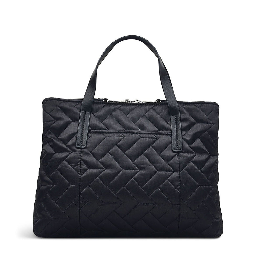 Finsbury Park - Quilted Black Medium Ziptop Multiway - RUTHERFORD & Co