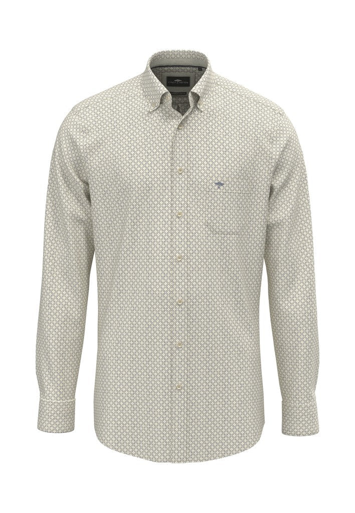 Flannel Print Shirt - Air Blue - RUTHERFORD & Co
