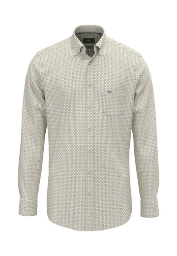 Flannel Print Shirt - Air Blue - RUTHERFORD & Co