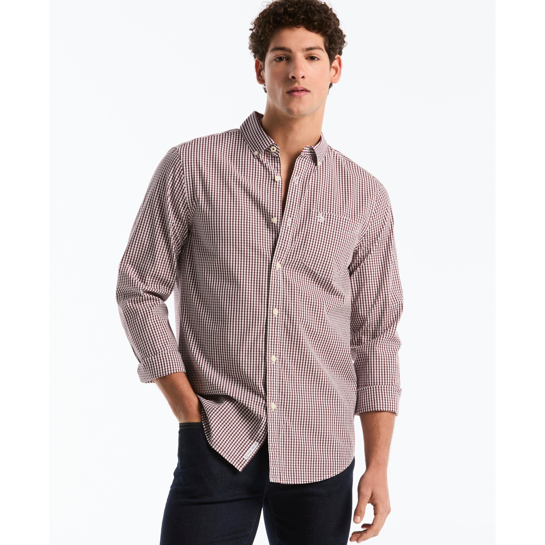 Gingham Shirt In Port Royale