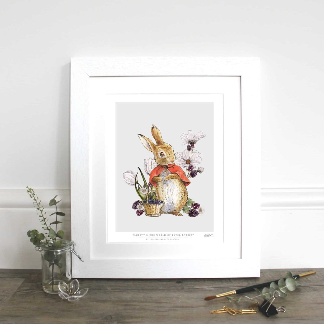 Flopsy 10×12″ Mounted Fine Art Print - RUTHERFORD & Co