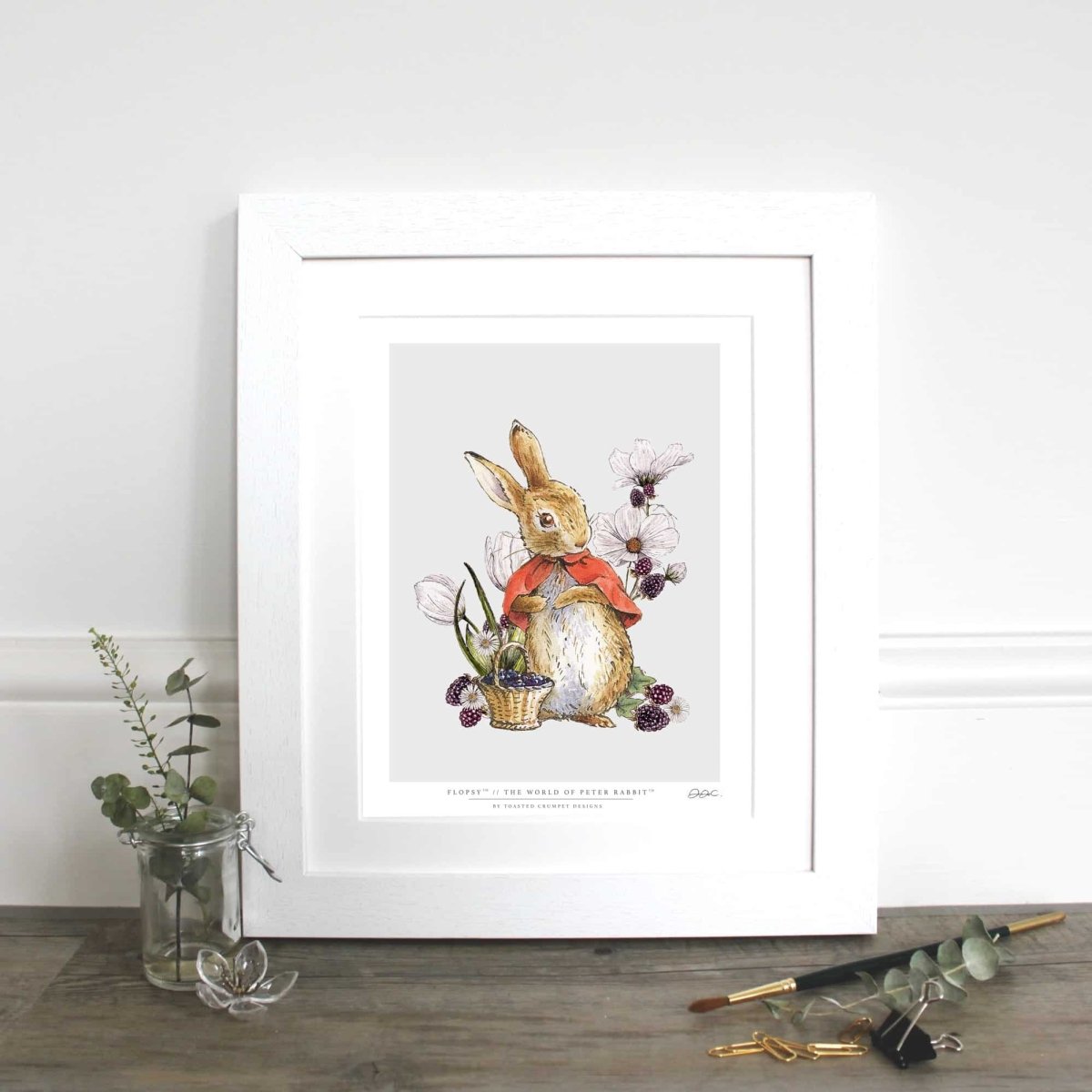Flopsy 10×12″ Mounted Fine Art Print - RUTHERFORD & Co