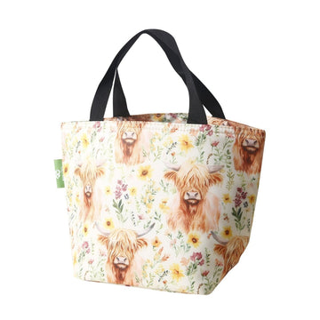 Floral Highland Cow Beige - RUTHERFORD & Co