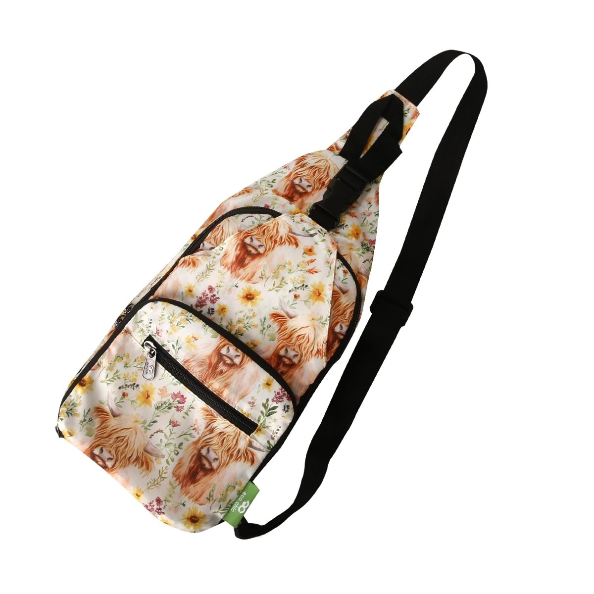 Floral Highland Cow Beige - RUTHERFORD & Co