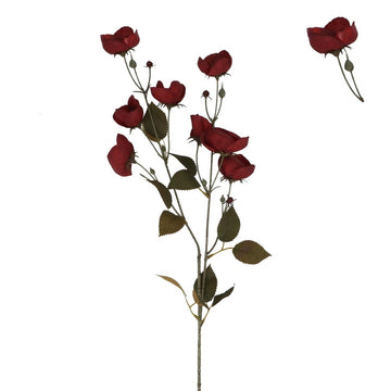 Flower 78cm – Burgundy Poppy - RUTHERFORD & Co