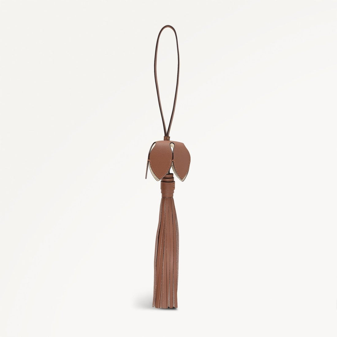 Flower Lane Small Bag Charm Cognac - RUTHERFORD & Co