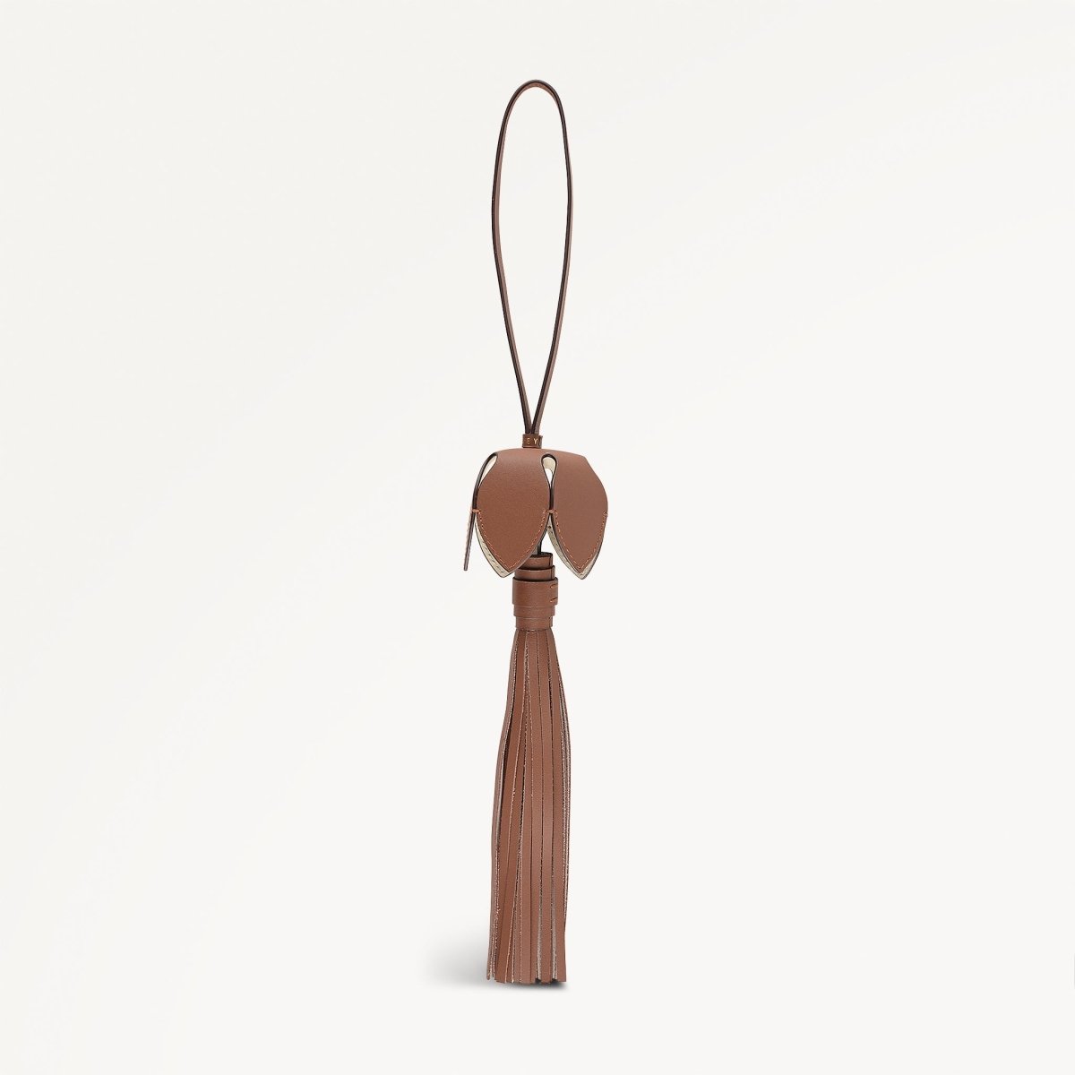 Flower Lane Small Bag Charm Cognac - RUTHERFORD & Co