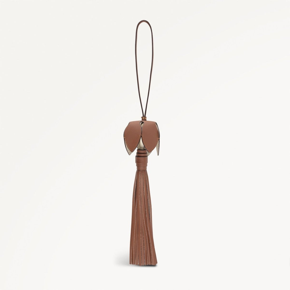 Flower Lane Small Bag Charm Cognac - RUTHERFORD & Co