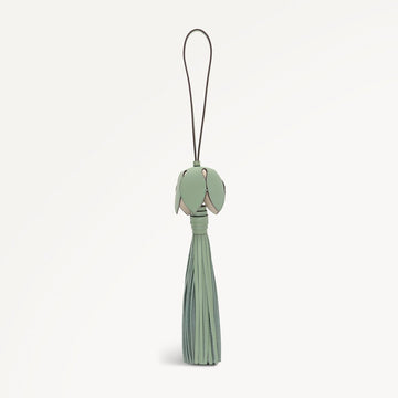 Flower Lane Small Bag Charm Pistachio - RUTHERFORD & Co