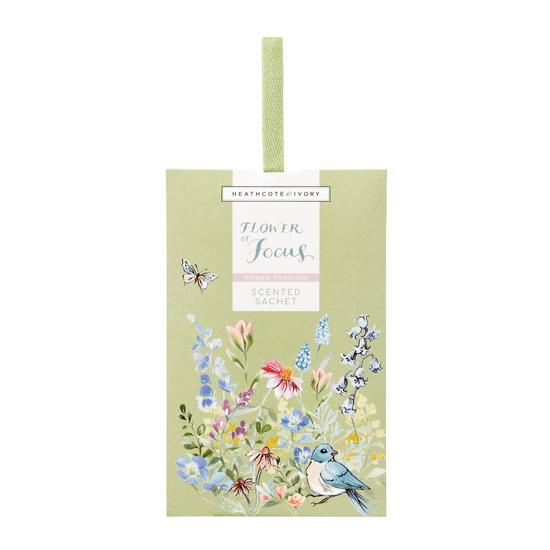 Flower of Focus Power Through Scented Sachet - RUTHERFORD & Co