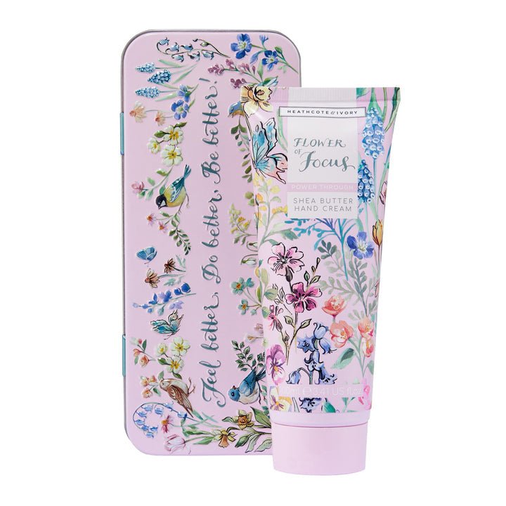 Flower of Focus Power Through Shea Butter Hand Cream - RUTHERFORD & Co
