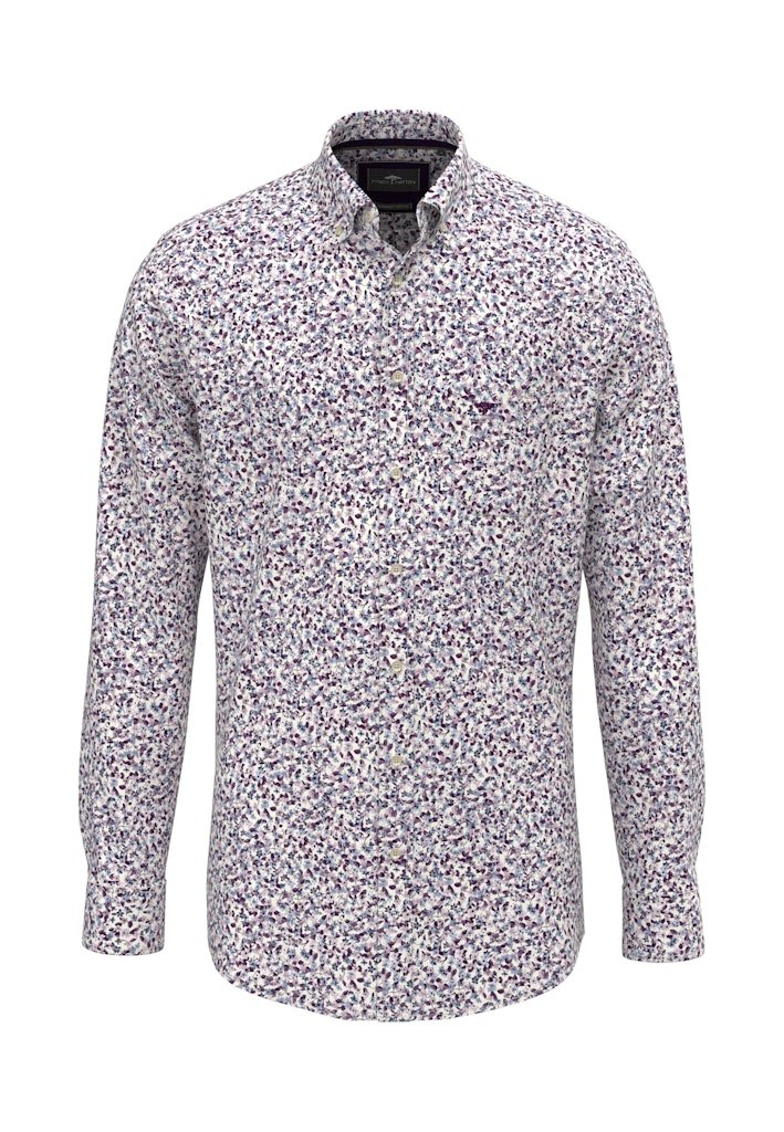 Flower Print, B.D., 1/1 Aubergine - RUTHERFORD & Co