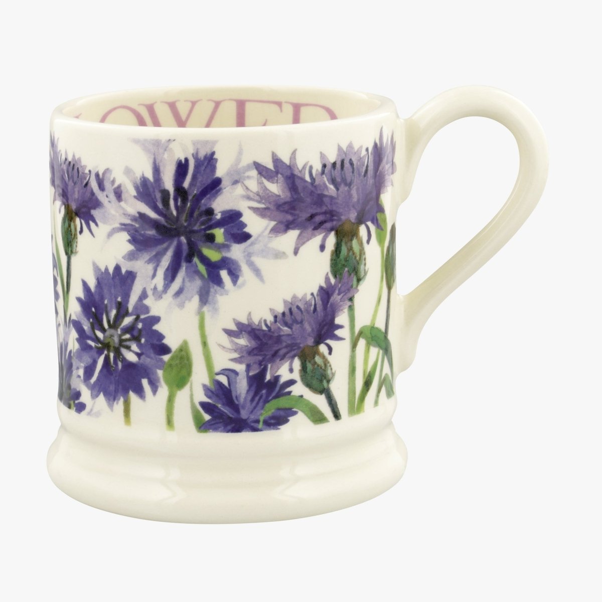 Flowers Cornflower 1/2 Pint Mug - RUTHERFORD & Co