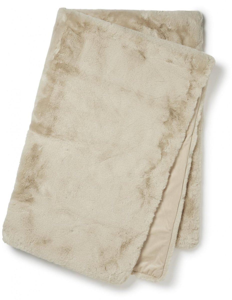 Fluffy Blanket - Beige - RUTHERFORD & Co