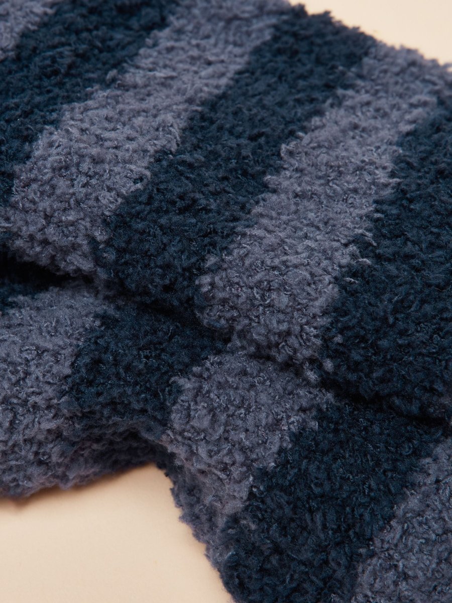 Fluffy Blue Socks - RUTHERFORD & Co