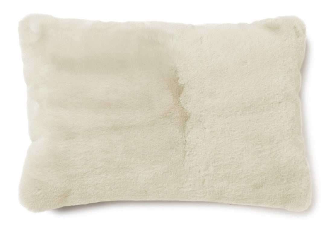 Fluffy Cushion - Beige - RUTHERFORD & Co
