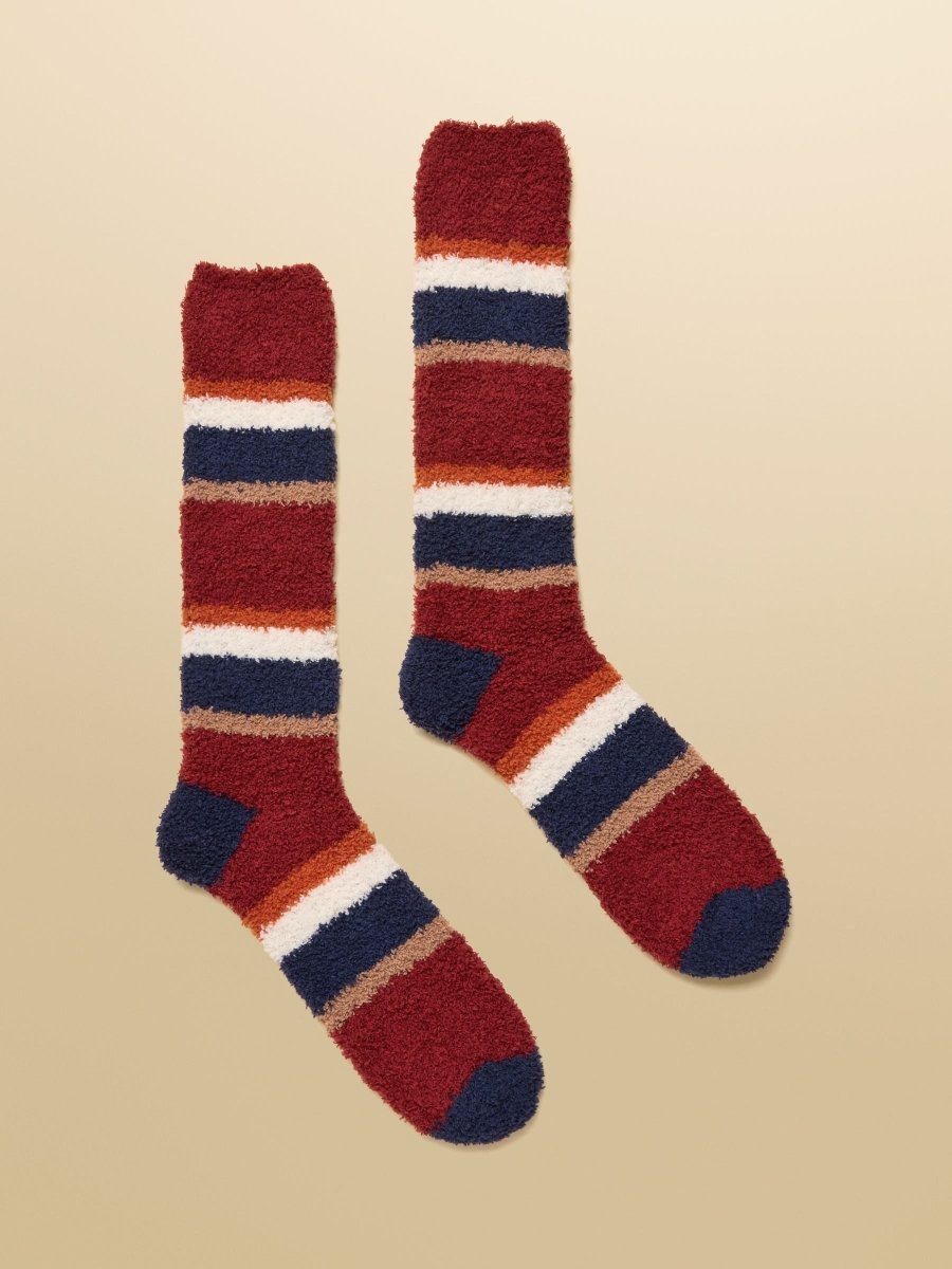 Fluffy Red Socks - RUTHERFORD & Co