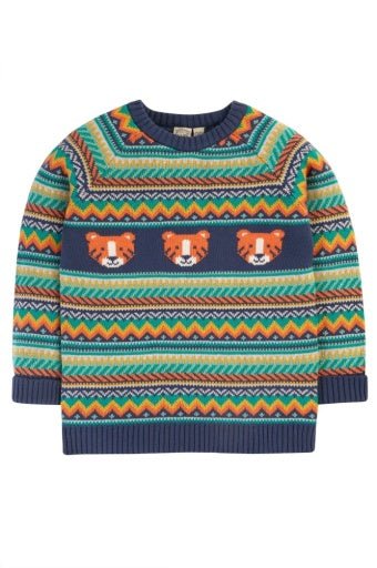 FOWEY FAIRISLE KNITTED JUMPER - RUTHERFORD & Co