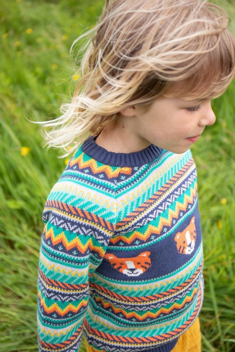 Fowey Fairisle Knitted Jumper - RUTHERFORD & Co