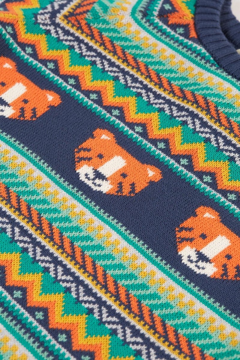 Fowey Fairisle Knitted Jumper - RUTHERFORD & Co