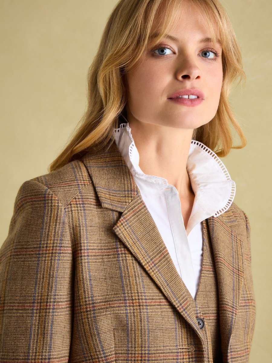 Foxley Check Tweed Suit Blazer - RUTHERFORD & Co