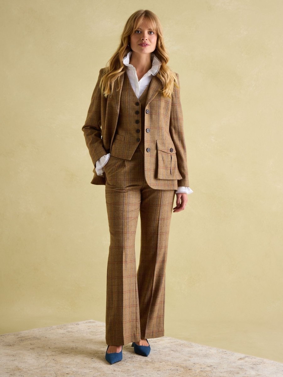 Foxley Check Tweed Suit Blazer - RUTHERFORD & Co
