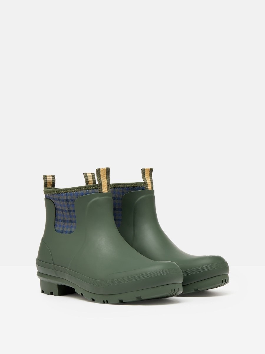 Foxton Wellibobs Green Neoprene Lined Ankle Wellies - RUTHERFORD & Co