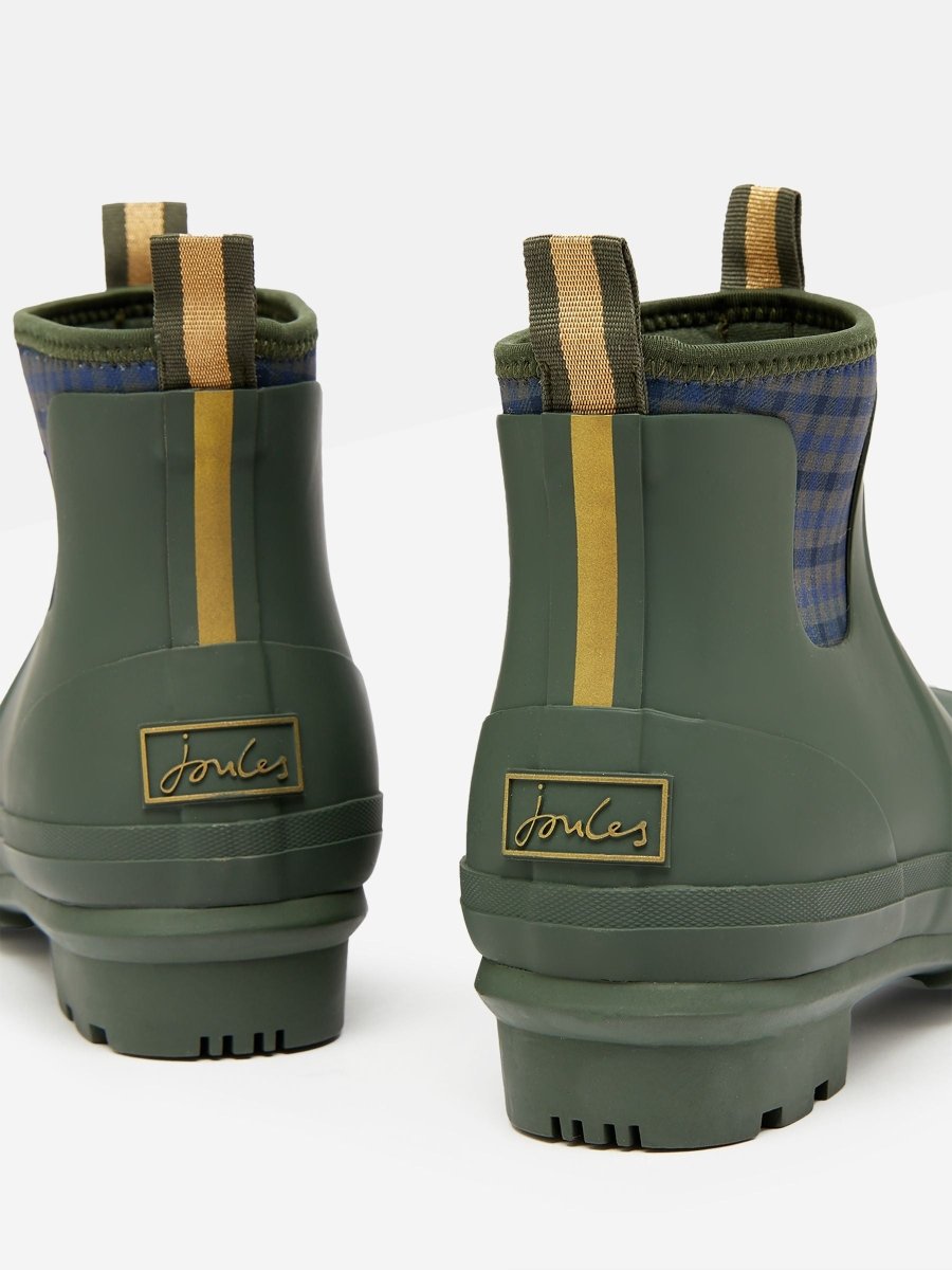 Foxton Wellibobs Green Neoprene Lined Ankle Wellies - RUTHERFORD & Co