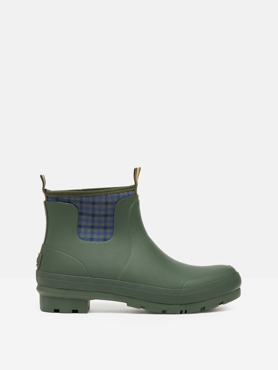Foxton Wellibobs Green Neoprene Lined Ankle Wellies - RUTHERFORD & Co