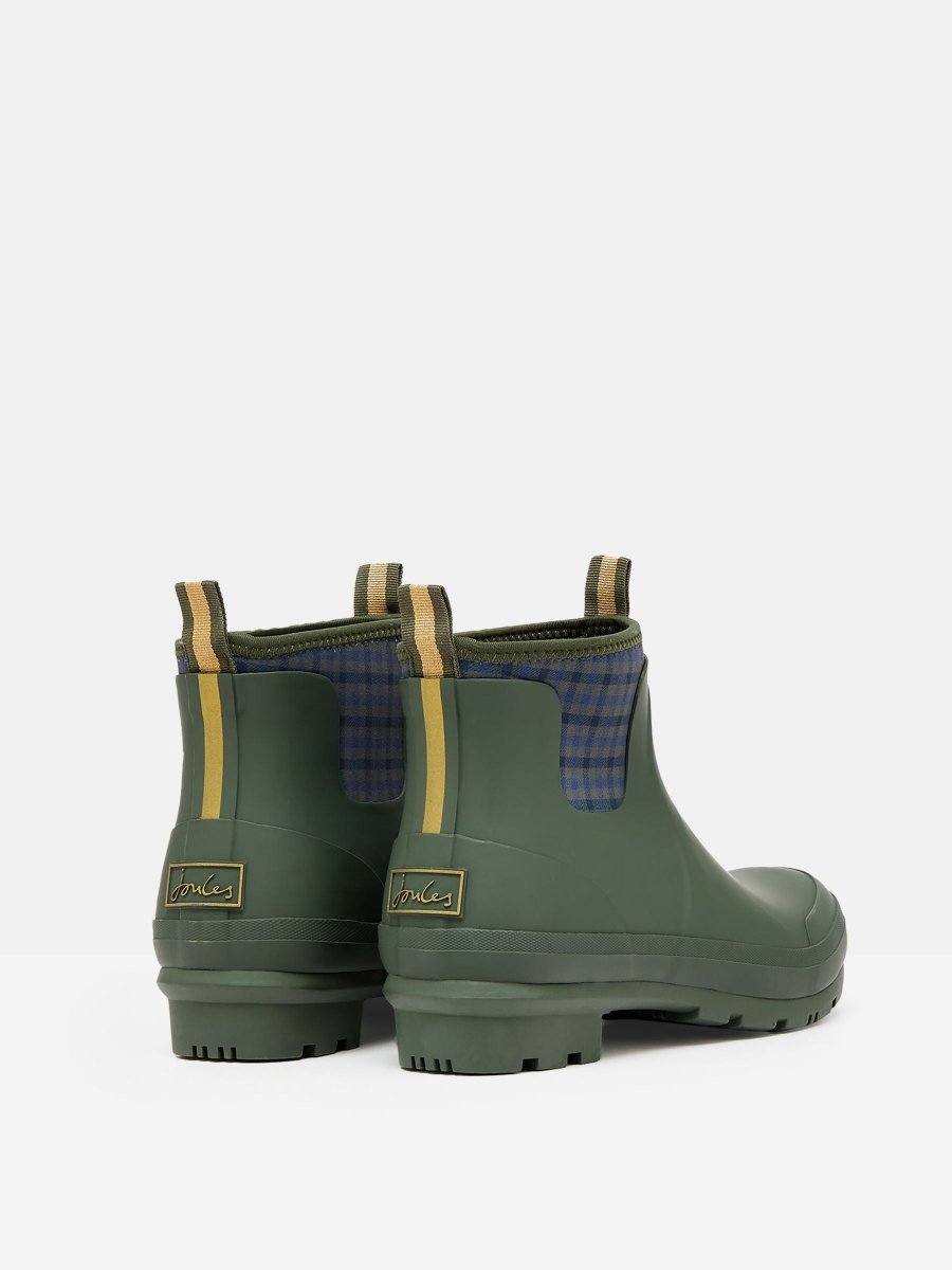 Foxton Wellibobs Green Neoprene Lined Ankle Wellies - RUTHERFORD & Co