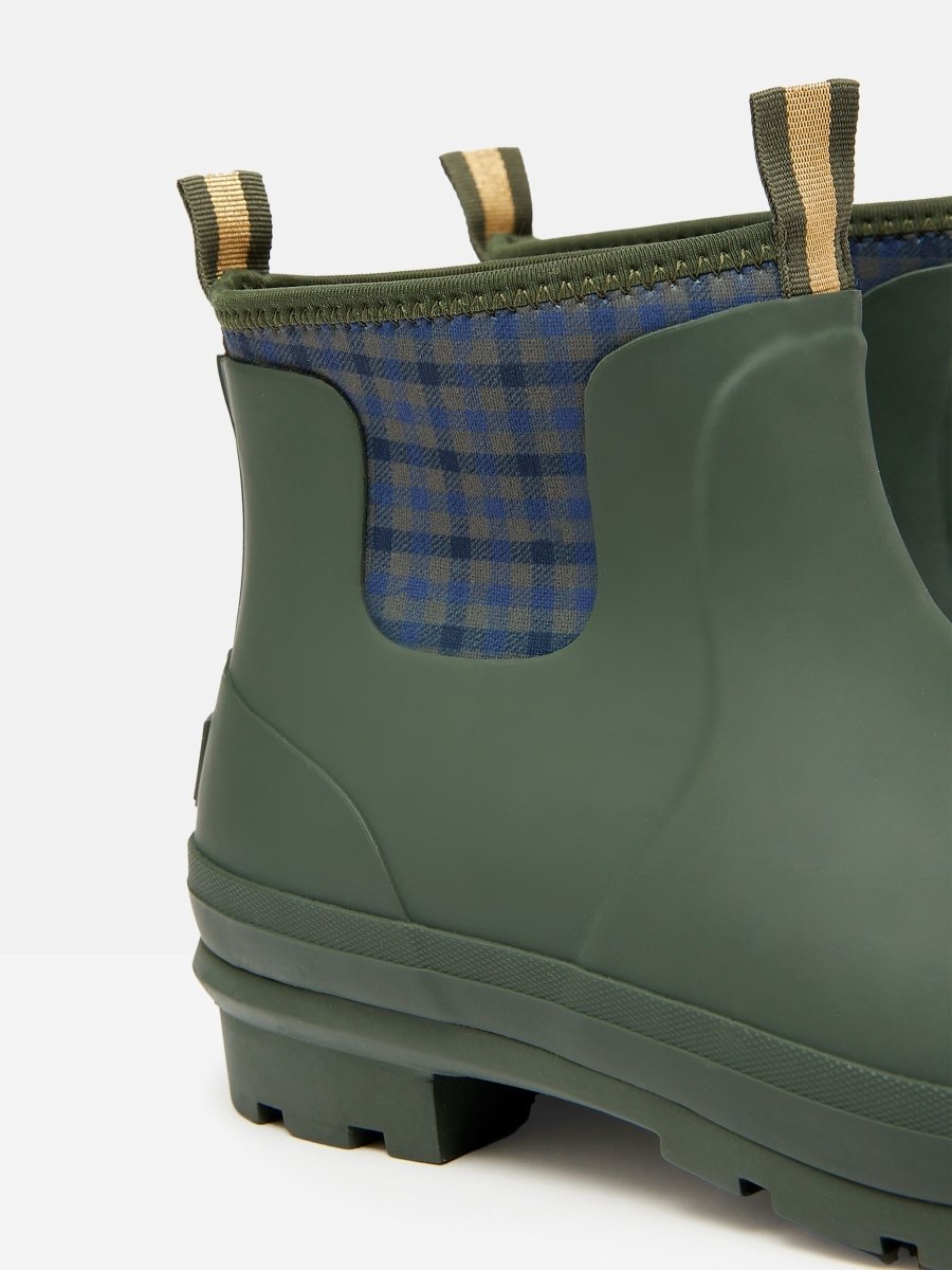 Foxton Wellibobs Green Neoprene Lined Ankle Wellies - RUTHERFORD & Co