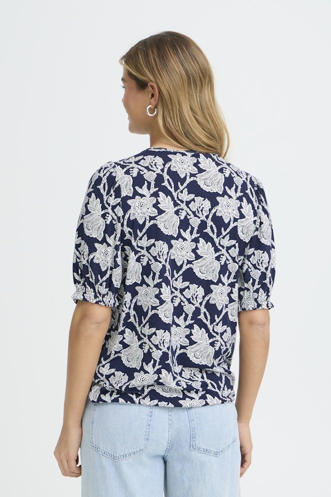 FRAMY BL 3 s. bloom navy - RUTHERFORD & Co