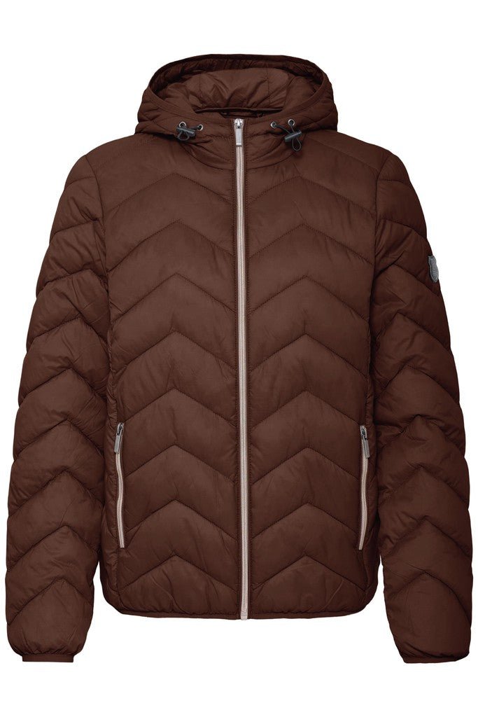Fransa Bapadding Jacket Hot Fudge - RUTHERFORD & Co