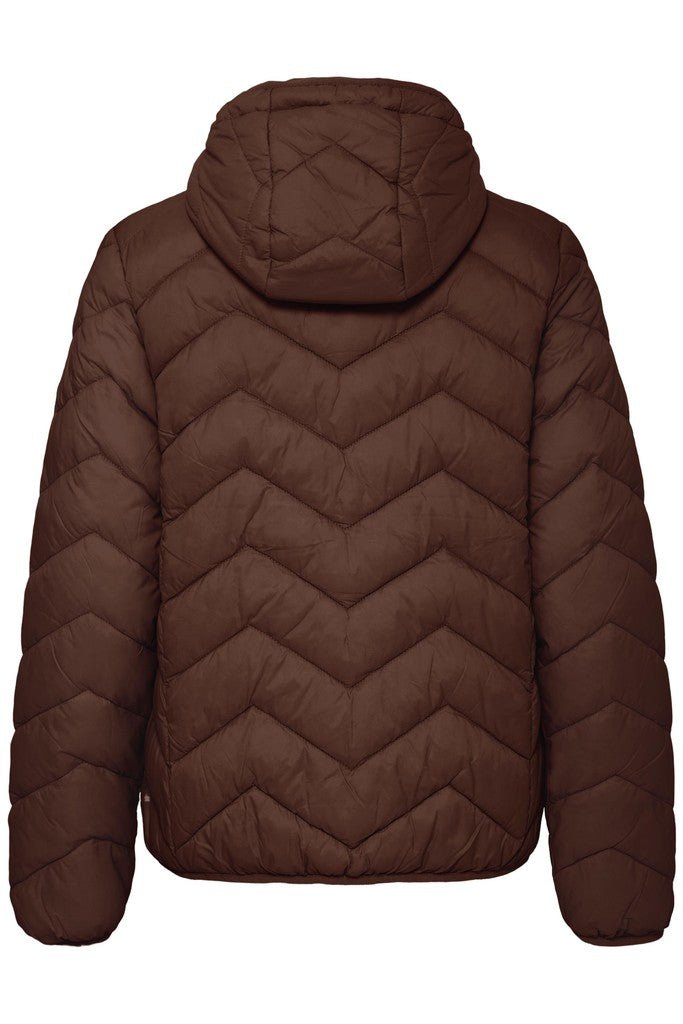 Fransa Bapadding Jacket Hot Fudge - RUTHERFORD & Co