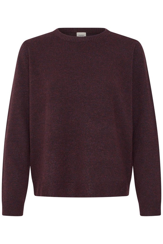 Fransa Fia Jumper Port Royale Melange - RUTHERFORD & Co
