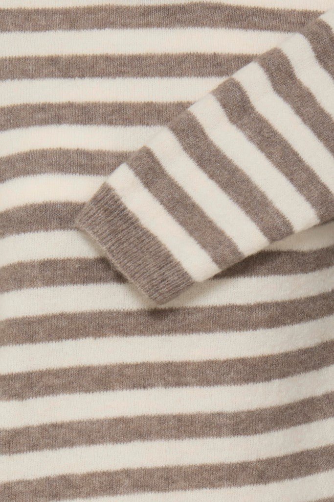 Fransa Idaa Pullover Driftwood Stripe - RUTHERFORD & Co