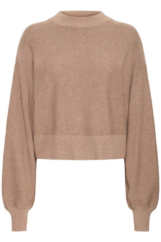Fransa Kasja Pullover Rain Drum Melange - RUTHERFORD & Co
