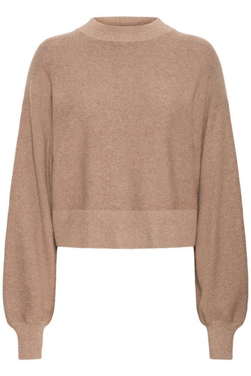 Fransa Kasja Pullover Rain Drum Melange - RUTHERFORD & Co