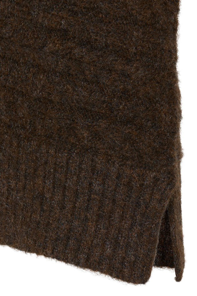 Fransa Sasha Pullover Hot Fudge Melange - RUTHERFORD & Co